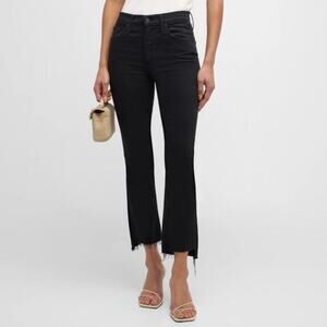 Mother Insider Crop Step Fray black Not guilty jeans size 26